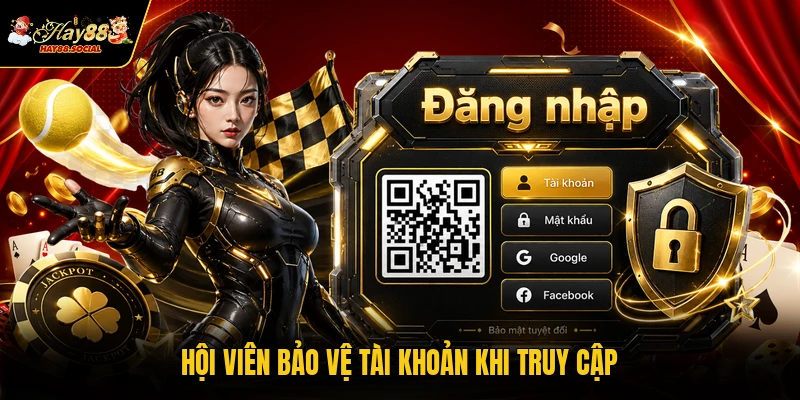Hội viên bảo vệ tài khoản khi truy cập