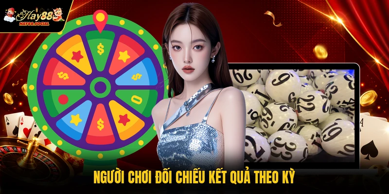 Người chơi đối chiếu kết quả theo kỳ